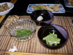 The most fresh Japanese-style seafood & veggies I've ever had. At the Harada's house, Siquijor. Photo: R&J Meyer